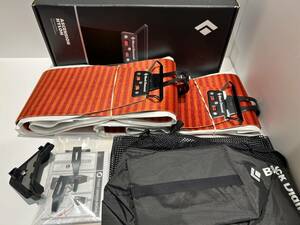 【OMO222YS】BlackDiamond ブラックダイヤモンド アセンションスキン climbing skins ASCEBSION NYLON 163-174 スキー用品 未使用保管品