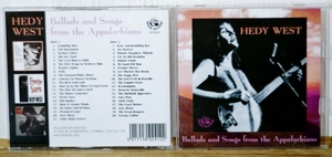 ヘディ・ウエスト/BALLADS & SONGS FROM THE APPALACHIANS★2CD★女性フォーク★PP&MやKINGSTON TRIOで有名な500 MILESの作者★HEDY WEST