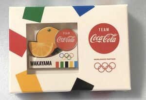 【新品未使用】東京オリンピック2020 聖火リレー ピンバッジ 和歌山県 コカ・コーラ バッジ バッチ　OLYMPIC 2020東京オリンピック