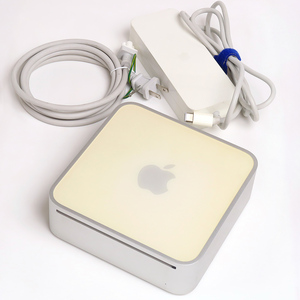 送料込!!　動作品 Mac mini / A1176 / Intel Core 2 Duo 2GHz /2GB・電源アダプターとインストールディスク付