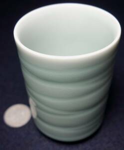 昭和期　高級青磁　茶器　陶磁器研究