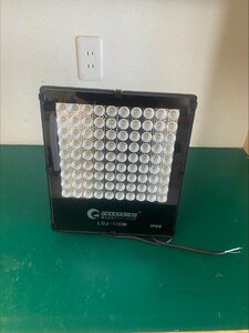 1円～展示品 LED投光器 強力 100W 14040LM 狭角40° 作業灯 スポットライト 屋外照明 防水 スポーツ 広告照明 看板灯 ワークライト