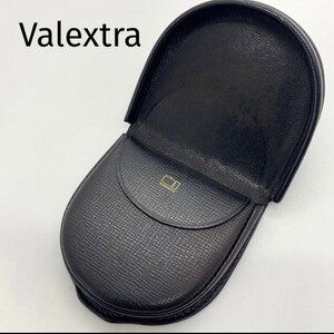 【大人の必需品】Valextra ヴァレクストラ コインケース ブラック 黒 レザー 財布 小銭入れ コインパース ミニ財布