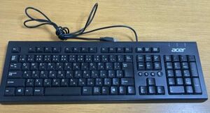 管３【中古良品】Acer PR1101U USB接続 日本語キーボード