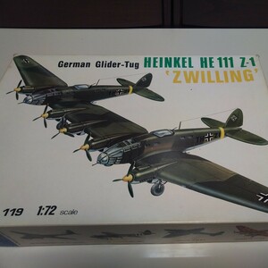 プラモデル イタレリ ITALAEREI 1/72 ハインケル HE111 Z1 HEINKEL HE111 Z1 ZEILLING 未組み立て（コレクション品放出）