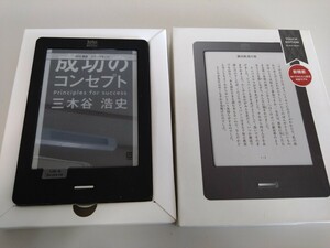 kobo TOUCH EDITION N905-KJP-B ブラック 電子書籍リーダー 元箱 付属品有り 通電動作確認済み