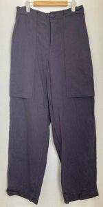 toogood 22ss THE GROUNDSMAN TROUSER WORK DRILL ELDERBERRY size5 トゥーグッド