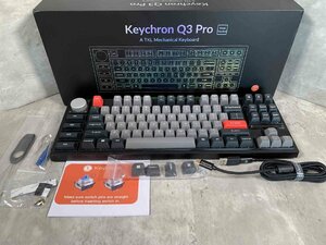 【超美品】Keychron キークロン /K3 Pro/Q3P-M4/ワイヤレス・メカニカルキーボード/テンキーレス【送料無料】