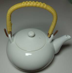 平成期　煎茶道　最高級白磁　上品　急須　茶器　天草焼
