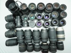 ★ミノルタ 純正AFレンズなど★AF MACRO/Tokina/TAMRON/SIGMA/Kenko/ 等 計:35点まとめ【ジャンク品】29939