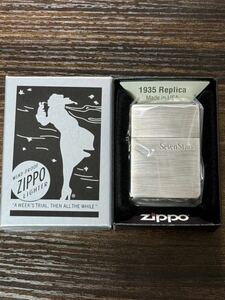 zippo セブンスター 1935レプリカ 七ツ星商店 限定モデル #01 2017年製 Seven Stars 限定品 七連星 外ヒンジ 特殊加工品 ケース 保証書