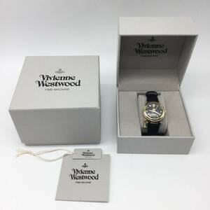 【2953】Vivienne Westwood ヴィヴィアンウエストウッド 腕時計 クォーツ VV006GDD2K QZ 黒文字盤 レディース 