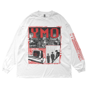 XL YMO イエローマジックオーケストラ 坂本龍一 高橋幸宏 細野晴臣ロンT