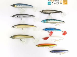 マングローブスタジオ ひしこ、ガイア ベッピン、ザウルス トビペンシル、ジップベイツ、アングラーズリパブリック 等 計10点