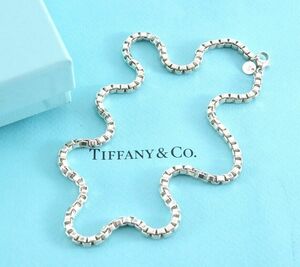 Tiffany & Co. ティファニー ベネチアン ネックレス スターリングシルバー925 銀 37.9g 箱付き 213296