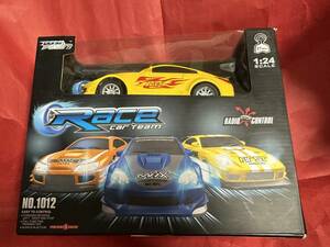 即決《プライズ》フルファンクションR/C【Race car Team】27MHz★ヘッドライト点灯★非売品!! spining45