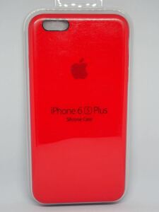 【未使用】送料無料 Apple 純正品 iPhone 6s Plus シリコンケース レッド