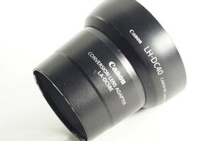 plnyeA013[並品 送料無料]Canon CONVERSION LENS ADAPTER LA-DC58E LH-DC40 コンバージョンレンズアダプター Powershot S2 3 5 IS用