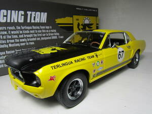 FORD MUSTANG 1/18 フォード マスタング Teringua Racing Team シェルビー Shelby V6 初代 1967 Pony Car Greeenlight グリーンライト製 