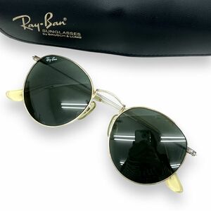 Ray-Ban レイバン サングラス 眼鏡 小物 アイウェア ファッション ブランド ケース付き RB3447 ROUND METAL オーバル ボシュロム