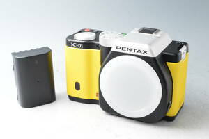 #a1172【美品】 PENTAX ペンタックス K-01 ボディ ブラック/イエロー