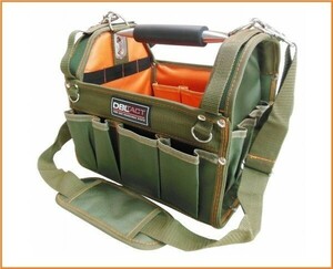 DBLTACT オープンキャリーバッグ ミニ DT-SRB-9KH 工具バッグ ショルダーバッグ 携行型工具袋 ツールバッグ 工具箱 道具箱