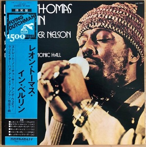 LP■JAZZ/LEON THOMAS/IN BERLIN/FLYING DUCHMAN LAX-3057/国内75年PRESS BLUE OBI/青帯 準美品/レオントーマス/SPIRITUAL/PHAROAH SANDERS