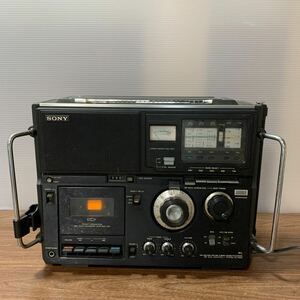 1円スタート SONY/ソニー CASSETTE-CORDER CF-5950 1980年製 通電確認済 5バンド ラジカセ オーディオ機器 ラジオ カセット レトロ (石912