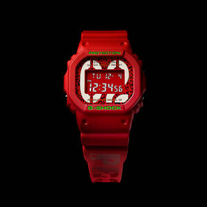 【未使用新品】EVANGELION STORE オリジナル腕時計 G-SHOCK DW-5600 EVA-02 THE BEAST MODEL feat.RADIO EVA