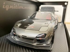 イグニッションモデル ignition model 1/18 FEED Afflux GT3 マツダ　RX-7 (FD3S)Gun Metallic IG2960