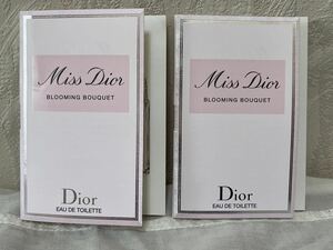 Dior ミスディオール ブルーミング ブーケ オードトワレ 香水 Miss Dior BLOOMING BOUQUET 試供品 1ml 未使用 2セット