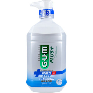 まとめ得 GUM ガム・プラスデンタルリンス 低刺激ノンアルコール 900ｍL x [2個] /k