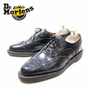 ホワイト社　英国製　UK8　26cm相当　Dr.Martens　ドクターマーチン　ウィングチップドレスシューズ　ブラック　イングランド製/U9211