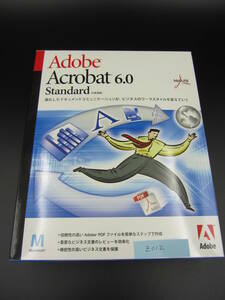 #z012 中古 Adobe Acrobat 6.0 Standard PDF for mac macintosh パッケージ版 ライセンスキー付き