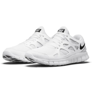 ☆NIKE FREE RUN 2 白/白/灰/黒 25.5cm ナイキ フリー ラン 2 DH8853-100