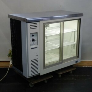 2022年製 パナソニック コールドテーブル 型 冷蔵ショーケース SMR-V941C W90D45H80cm 150L 55kg LED照明付
