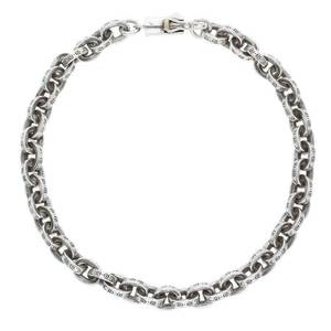 クロムハーツ Chrome Hearts PAPER CHAIN/ペーパーチェーン サイズ:7inch シルバーブレスレット 中古 NO05