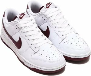 ☆新品☆NIKE DUNK LOW RETRO ダンク ロー レトロ DV0831-102 ホワイト ナイトマルーン 25.5