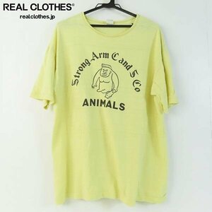 ☆John Gluckow×Warehouse/ジョン・グラッコー×ウェアハウス S/S T-SHIRT - ANIMALS プリント半袖Tシャツ JG-CS05-ANI/XXL /LPL