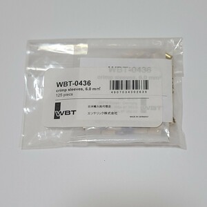 WBT スリーブ WBT-0436 直径 φ3.6mm 125個入り 