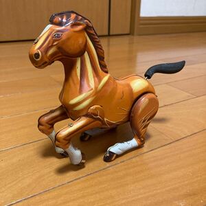 寺井商店 ダイヤ製造　馬のゼンマイ仕掛け玩具