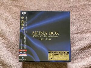 (未開封品)中森明菜　AKINA BOX SACD/CD Hybrid Edition 1982-1991