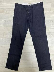 ★美品★JAPAN BLUE JEANS（ジャパンブルージーンズ） 別注 RJB4691 シンデニム 8.5oz オフィサー テーパードトラウザーパンツ ネイビー