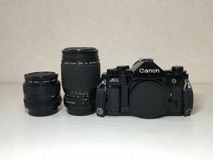Canon A-1 ZOOM LENS FD 35-105mm 1:3.5-4.5 FD 50mm 1:1.4 フィルムカメラ　レンズ　3点まとめ　