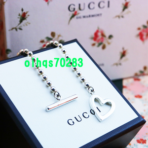 ♪即決♪新品　未使用 GUCCI　グッチ　トグルハートボールチェーンネックレス