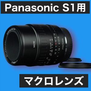 Panasonic S1シリーズ対応！マクロレンズ！ライカLマウント！美品！綺麗！初心者OK！簡単！おすすめ！
