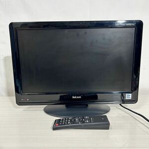 Y307/Belson/19型液晶テレビ/KO19-11BK(SL-0001)/2011年製/一人暮らし/寝室に/miniB-CASカードあり/通電確認済み/リモコン付き