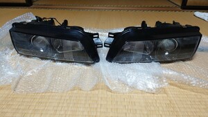 BNR32 後期純正ヘッドライト インナーブラック加工品