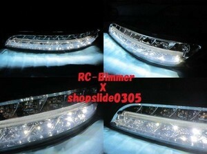 ●ポルシェ997/911 前期車両用 LEDバンパー補助ライト/ファイバーLED/2S/4S/デイライト/ランニング/ウインカーライト/人気商品/PORSCHE