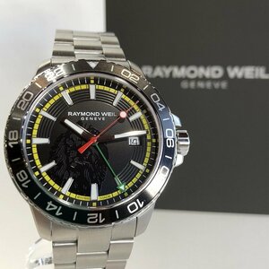 世界限定1500本限! RAYMOND WEIL レイモンドウェイル ボブマーリーコラボ タンゴ QZ腕時計 8280-ST1-BMY18 ブラック メンズ 質屋の質セブン